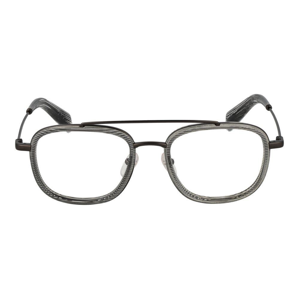 Yohji Yamamoto Gray Men Optical Frames