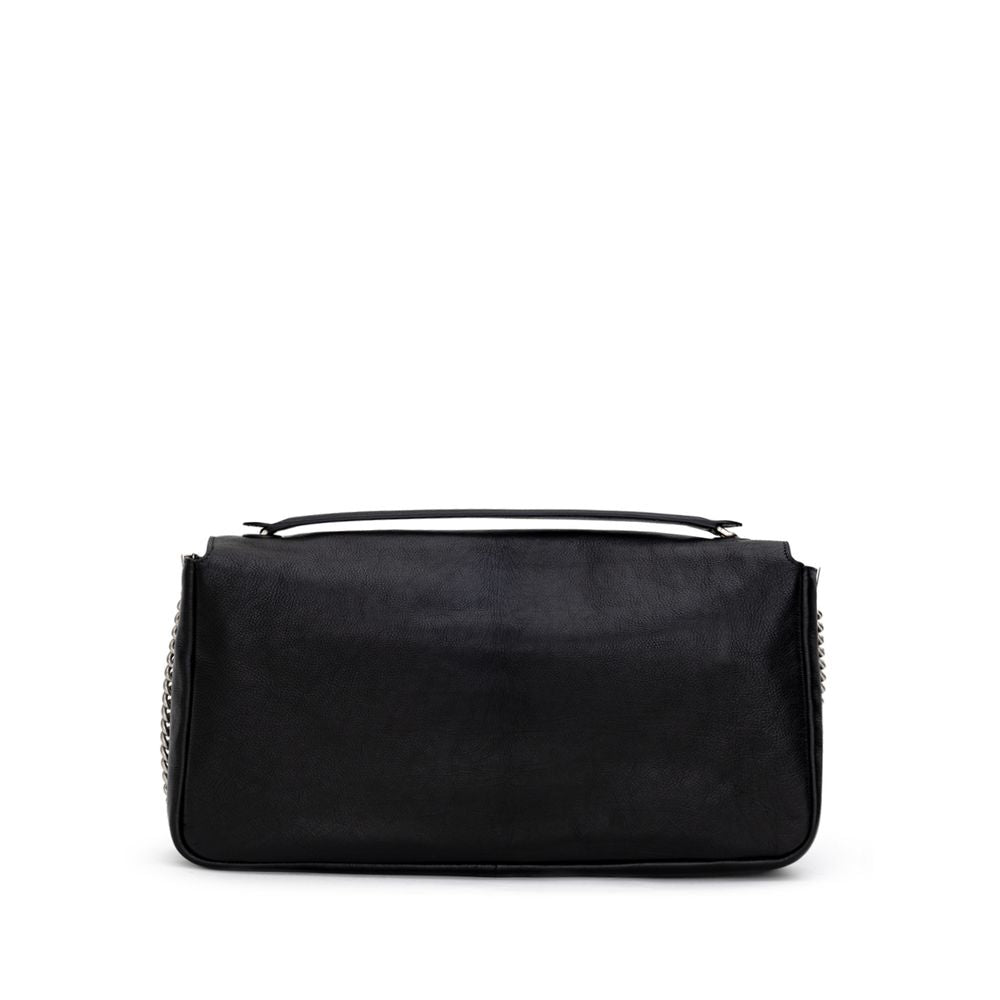 Fendi Black Leather Shoulder Bag