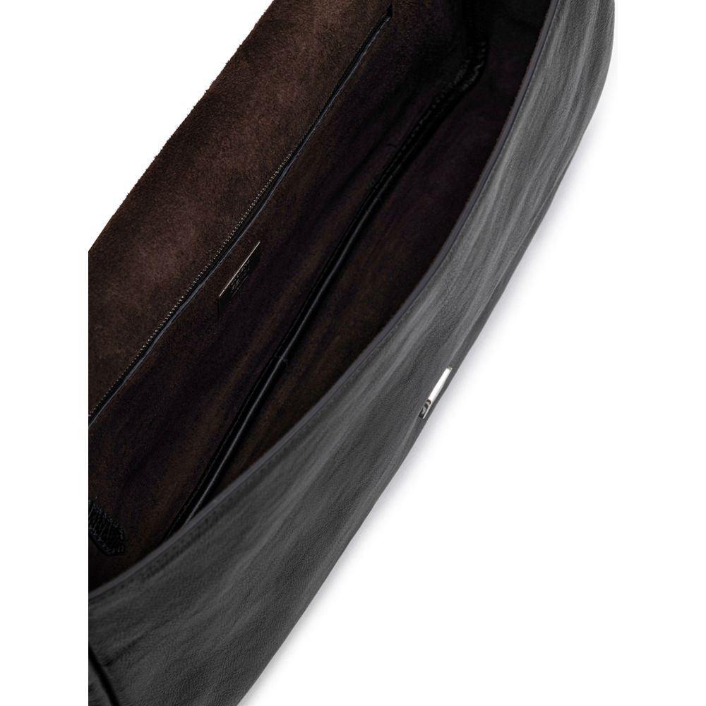 Fendi Black Leather Shoulder Bag