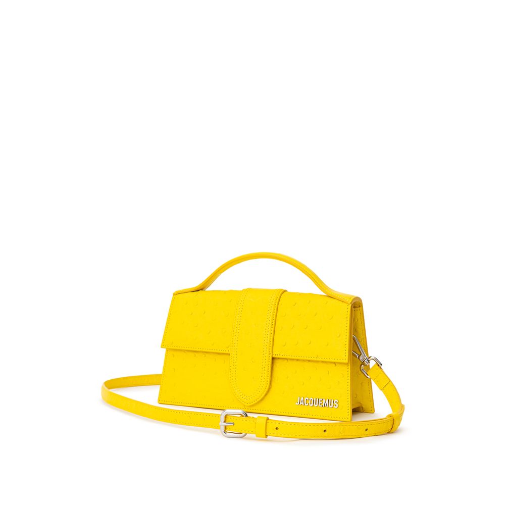 Jacquemus Yellow Leather Handbag