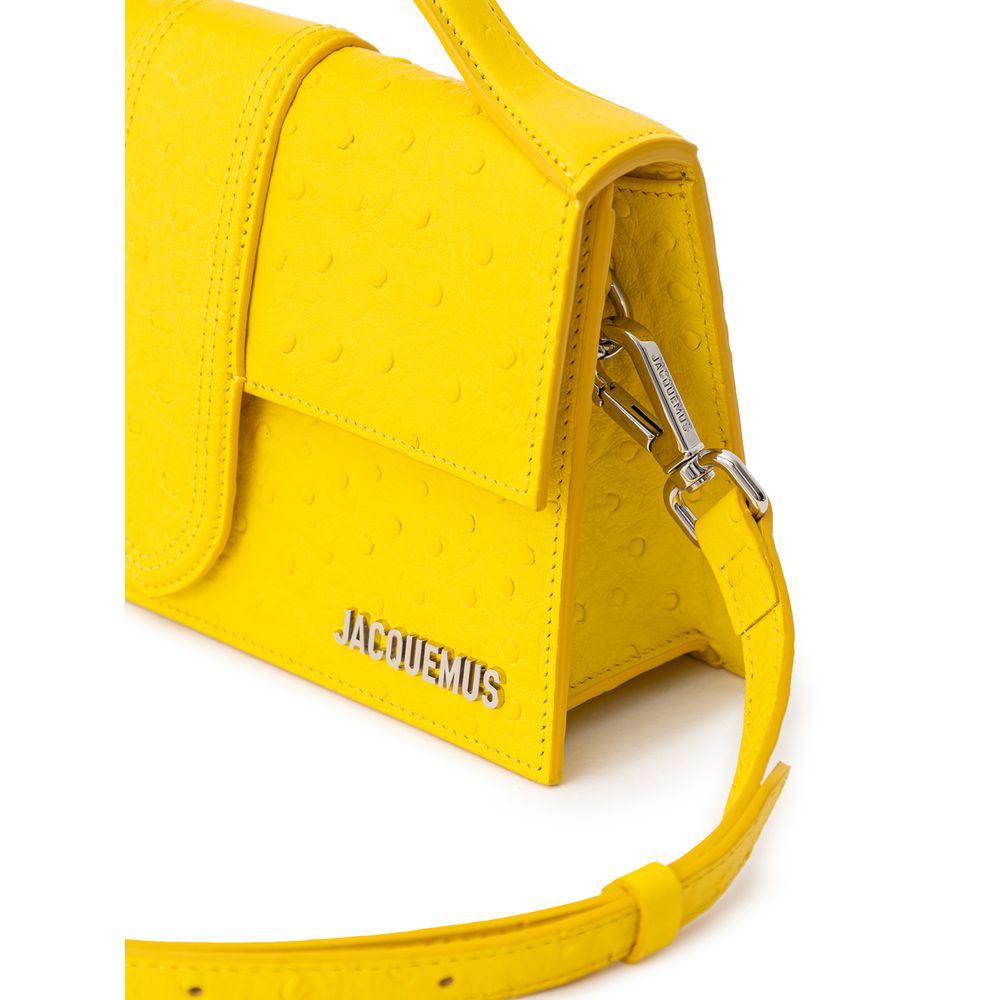 Jacquemus Yellow Leather Handbag