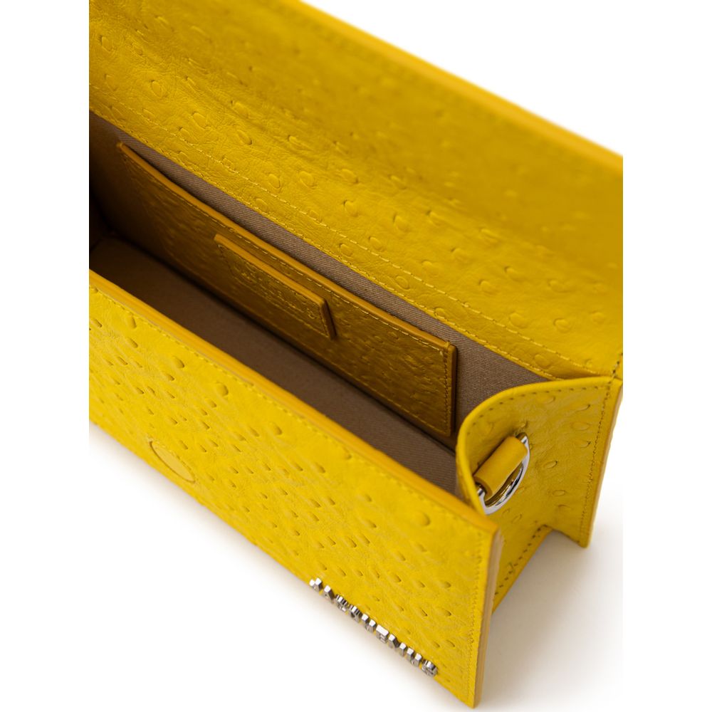 Jacquemus Yellow Leather Handbag