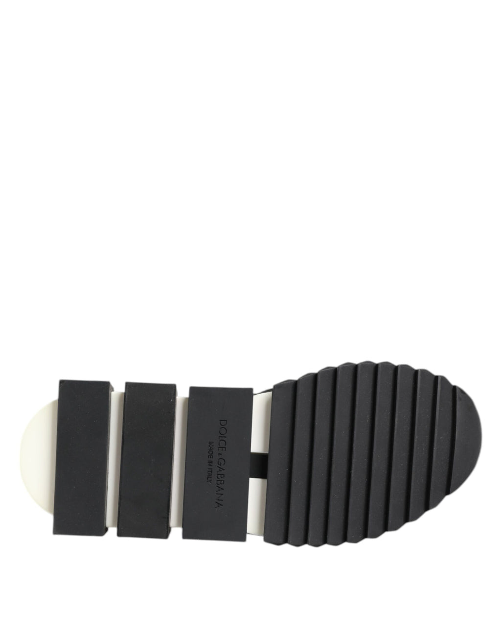 Dolce & Gabbana Black White Logo Sorrento Sneakers Shoes