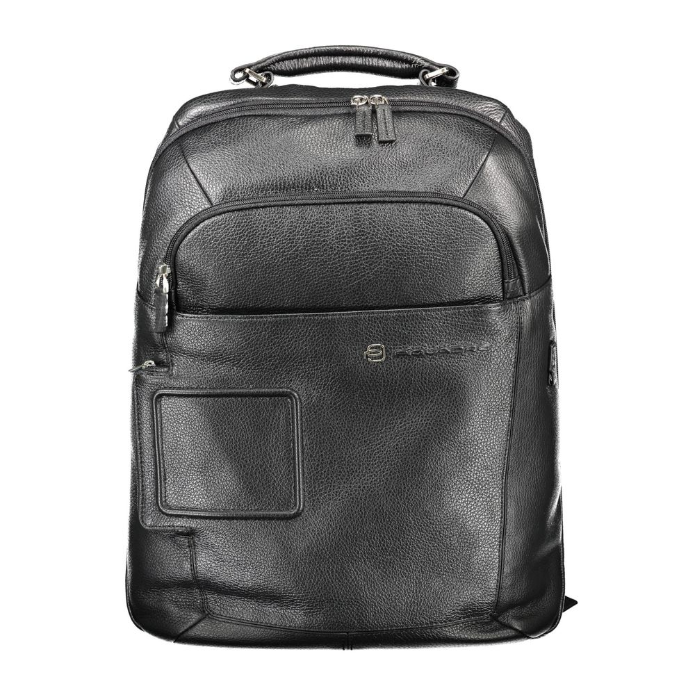 Piquadro Black Nylon Backpack