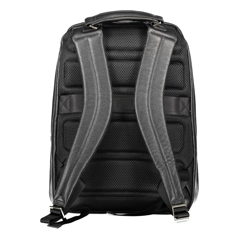 Piquadro Black Nylon Backpack