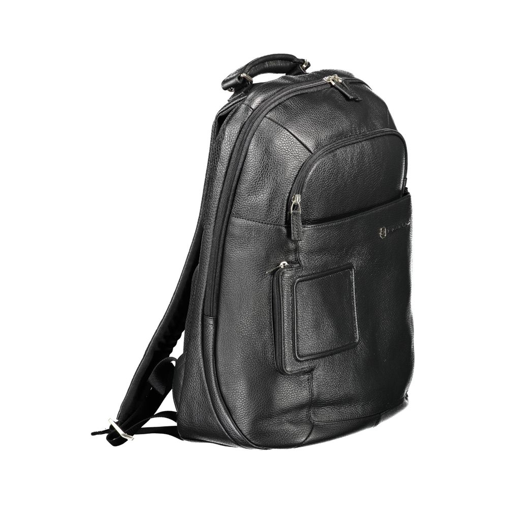 Piquadro Black Nylon Backpack