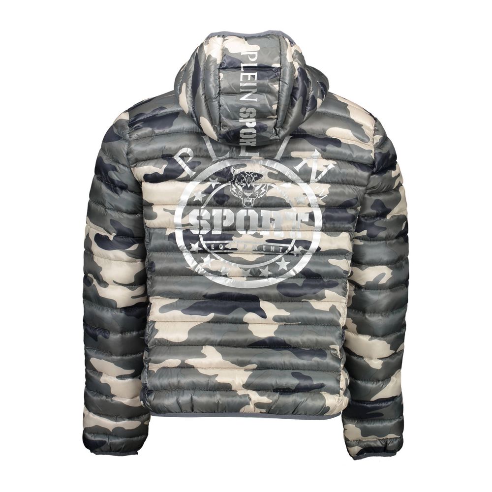 Plein Sport Green Polyester Jacket