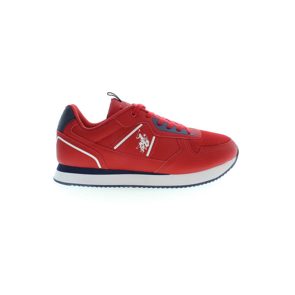 U.S. POLO ASSN. Red Polyester Sneaker
