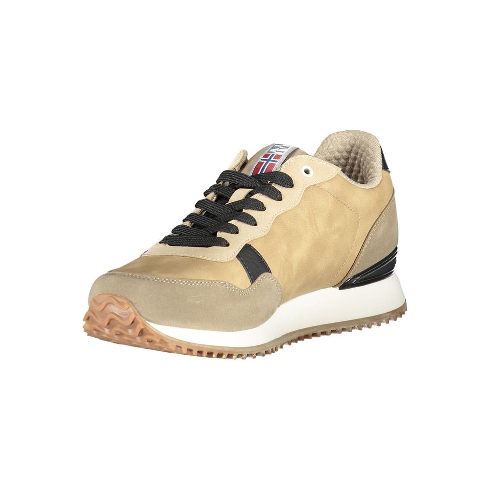 Napapijri Beige Polyester Sneaker