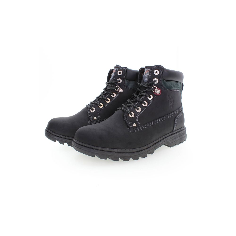 U.S. POLO ASSN. Black Polyester Boot