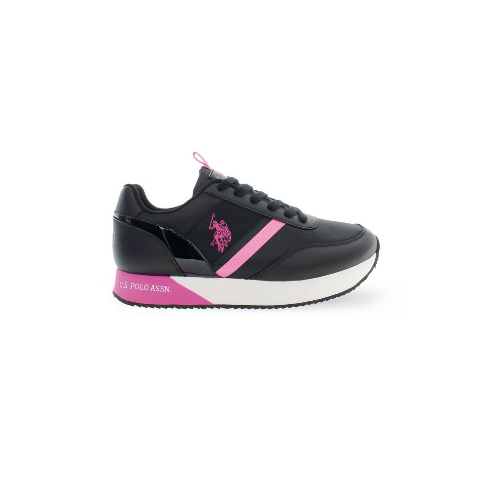U.S. POLO ASSN. Black Polyester Sneaker