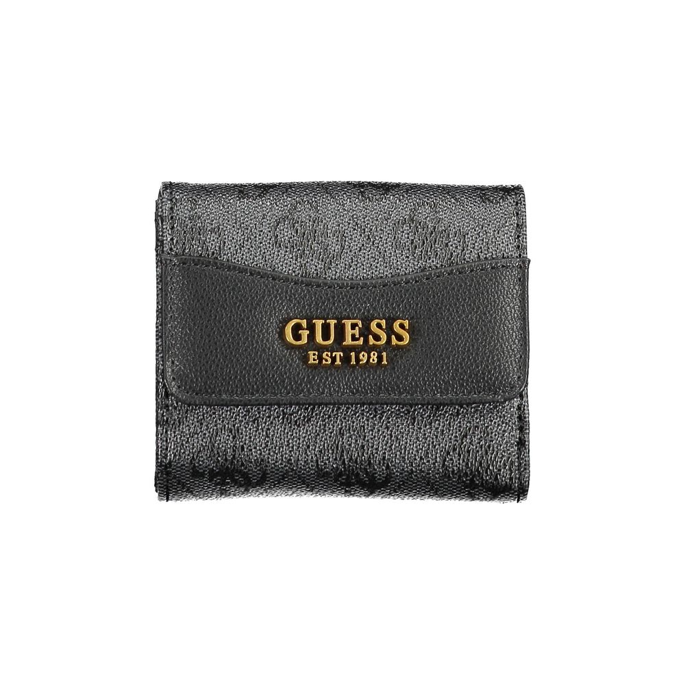 Guess Jeans Black Polyethylene Wallet