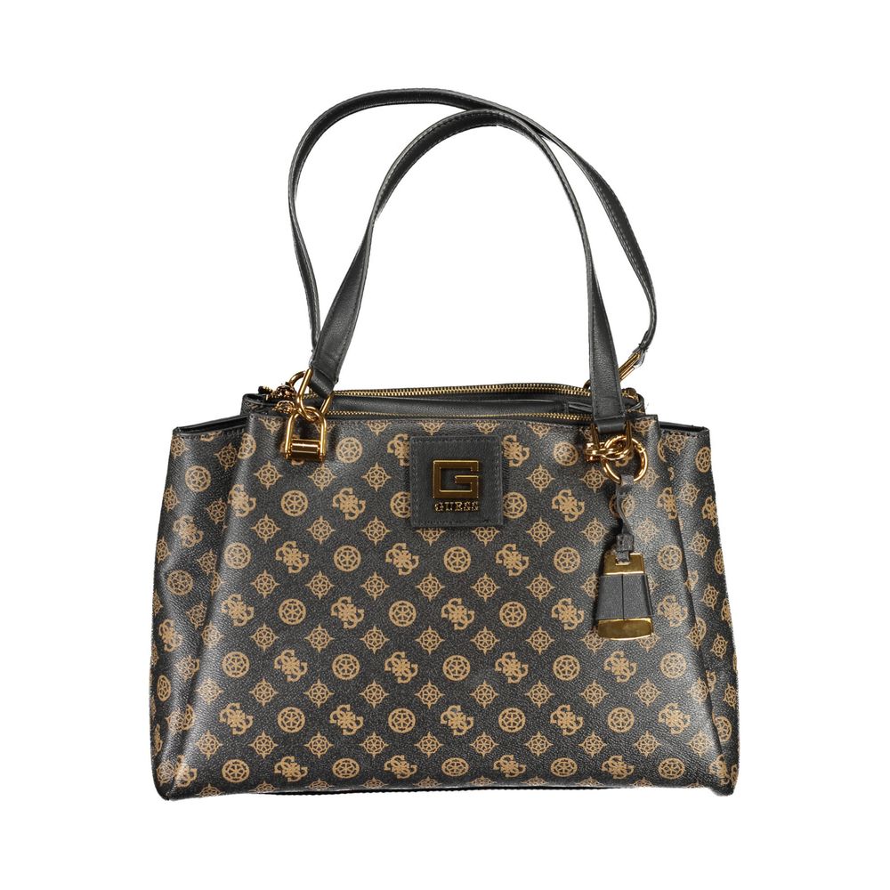 Guess Jeans Brown Polyethylene Handbag