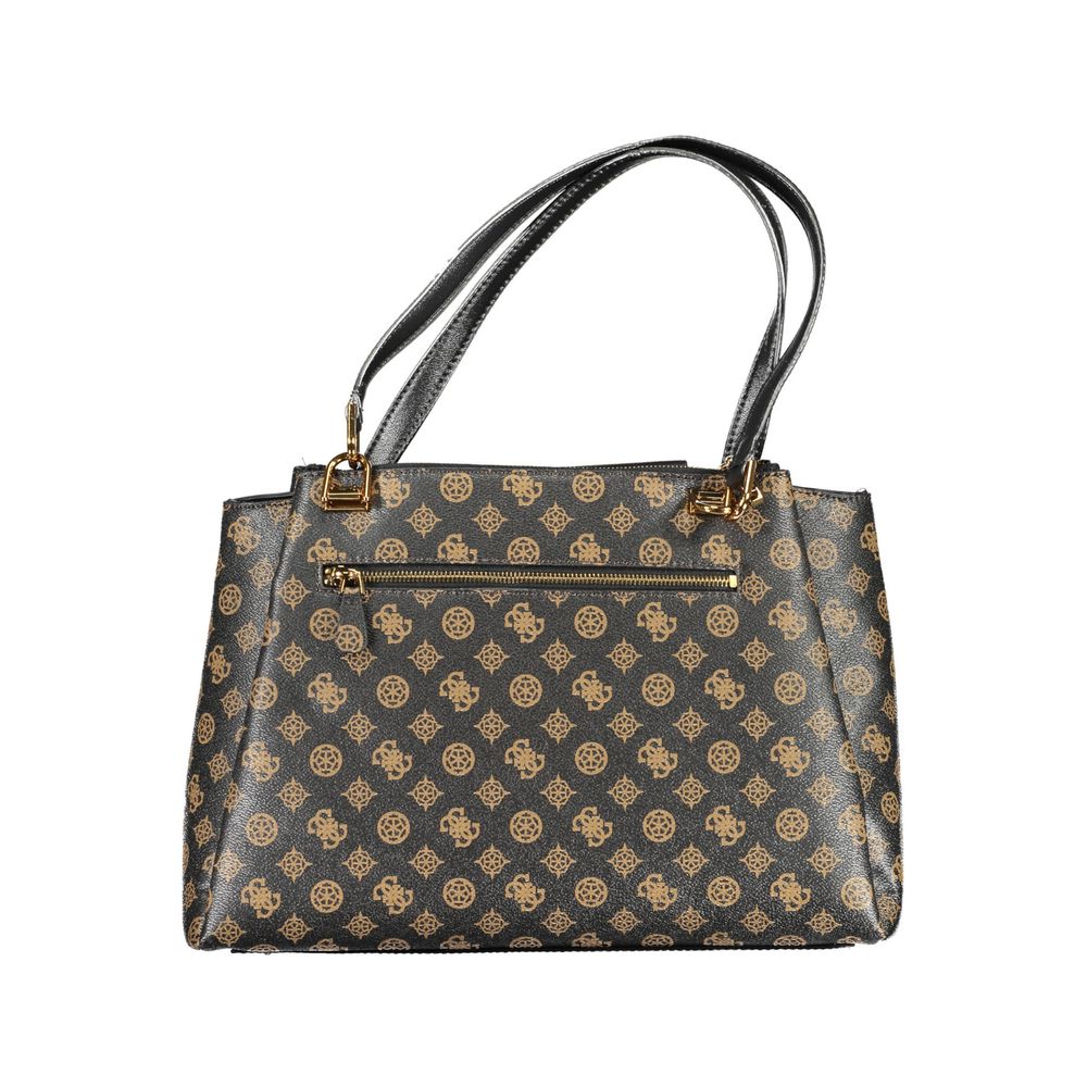 Guess Jeans Brown Polyethylene Handbag