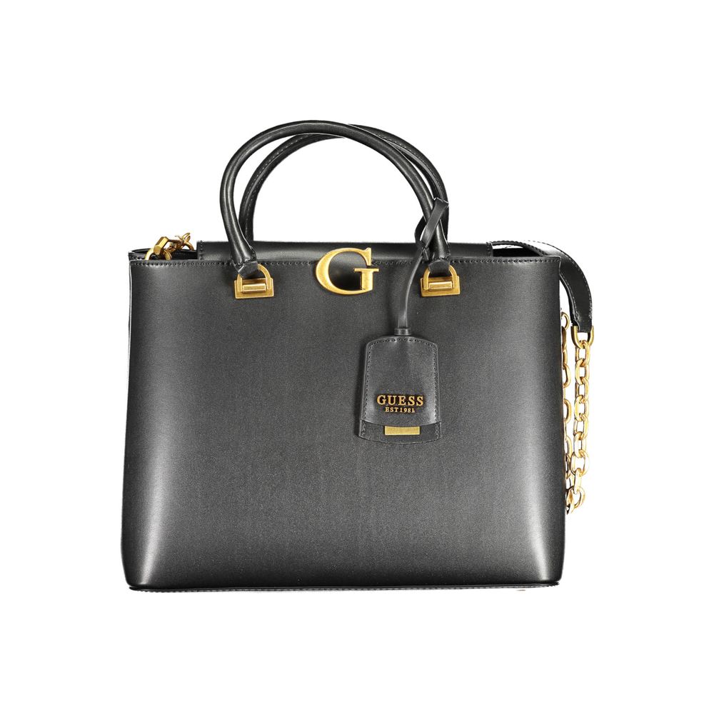 Guess Jeans Black Polyethylene Handbag