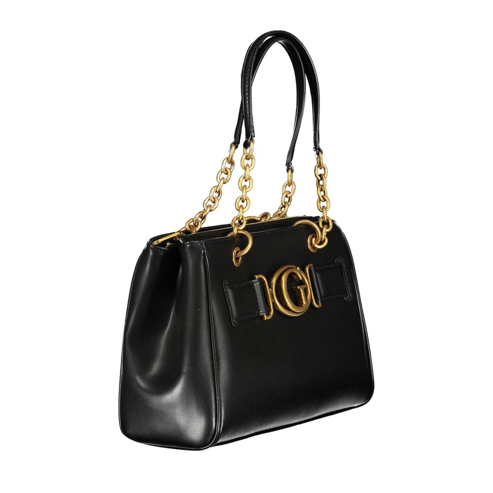 Guess Jeans Black Polyethylene Handbag