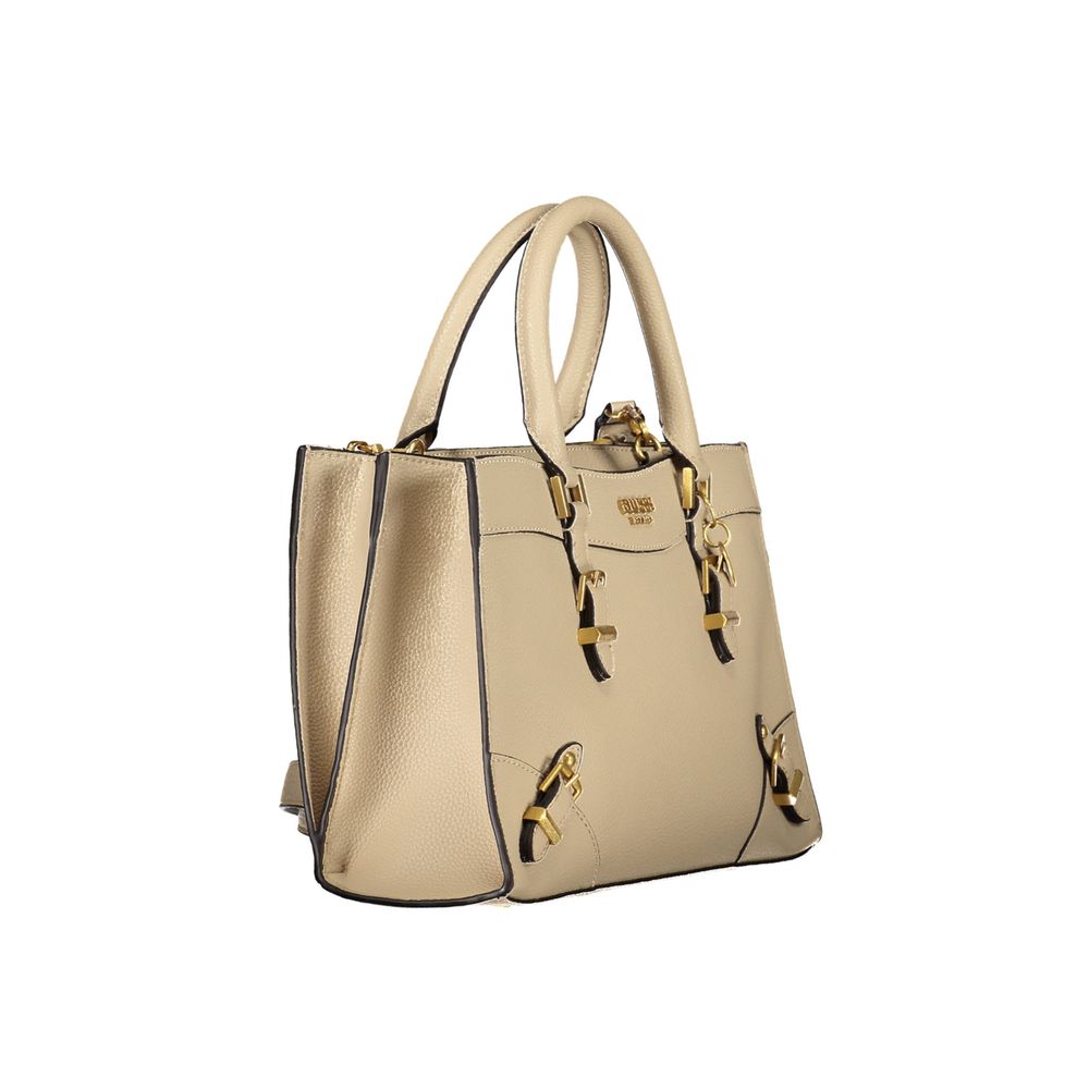 Guess Jeans Beige Polyethylene Handbag