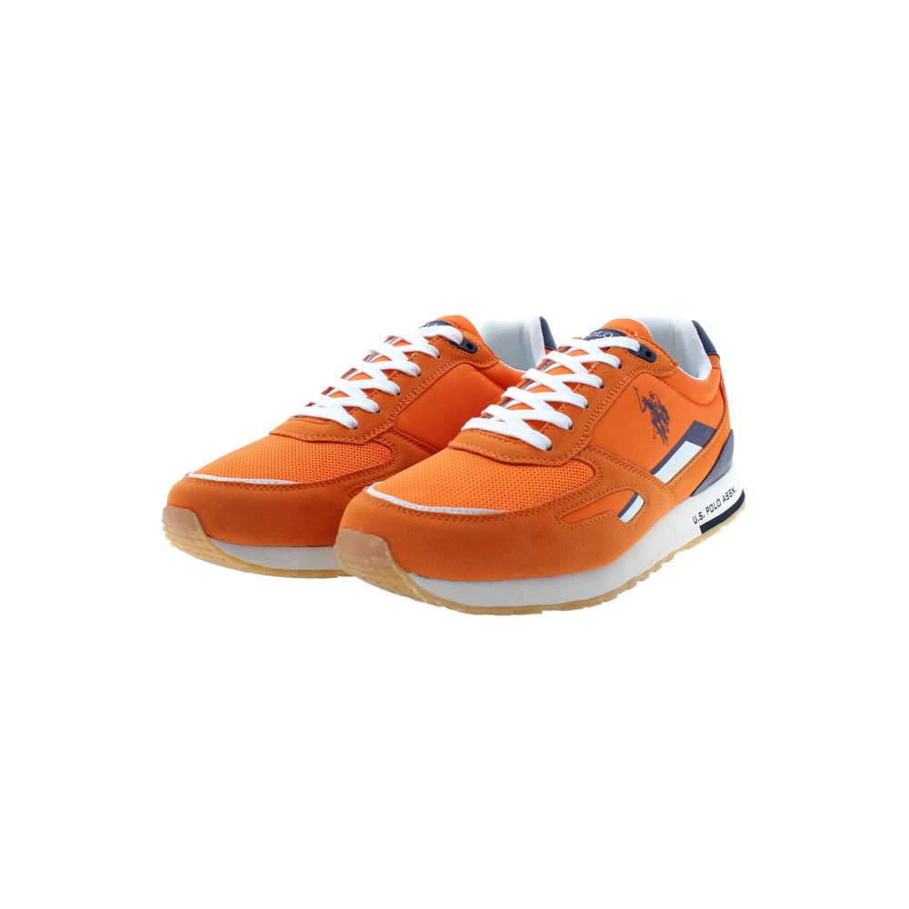 U.S. POLO ASSN. Orange Polyester Sneaker