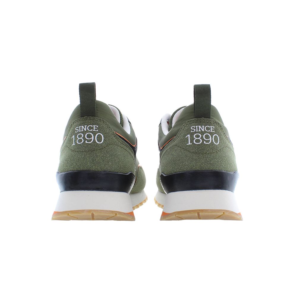 U.S. POLO ASSN. Green Polyester Sneaker