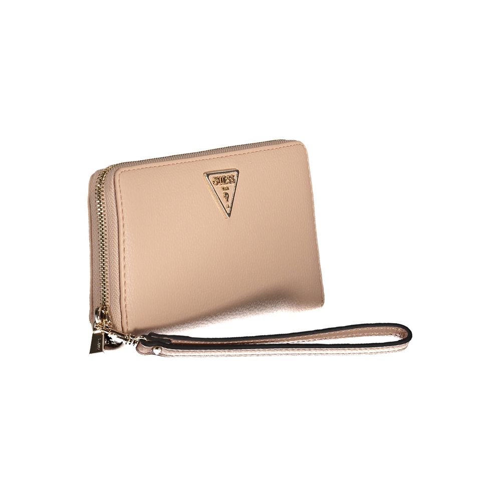 Guess Jeans Pink Polyethylene Wallet