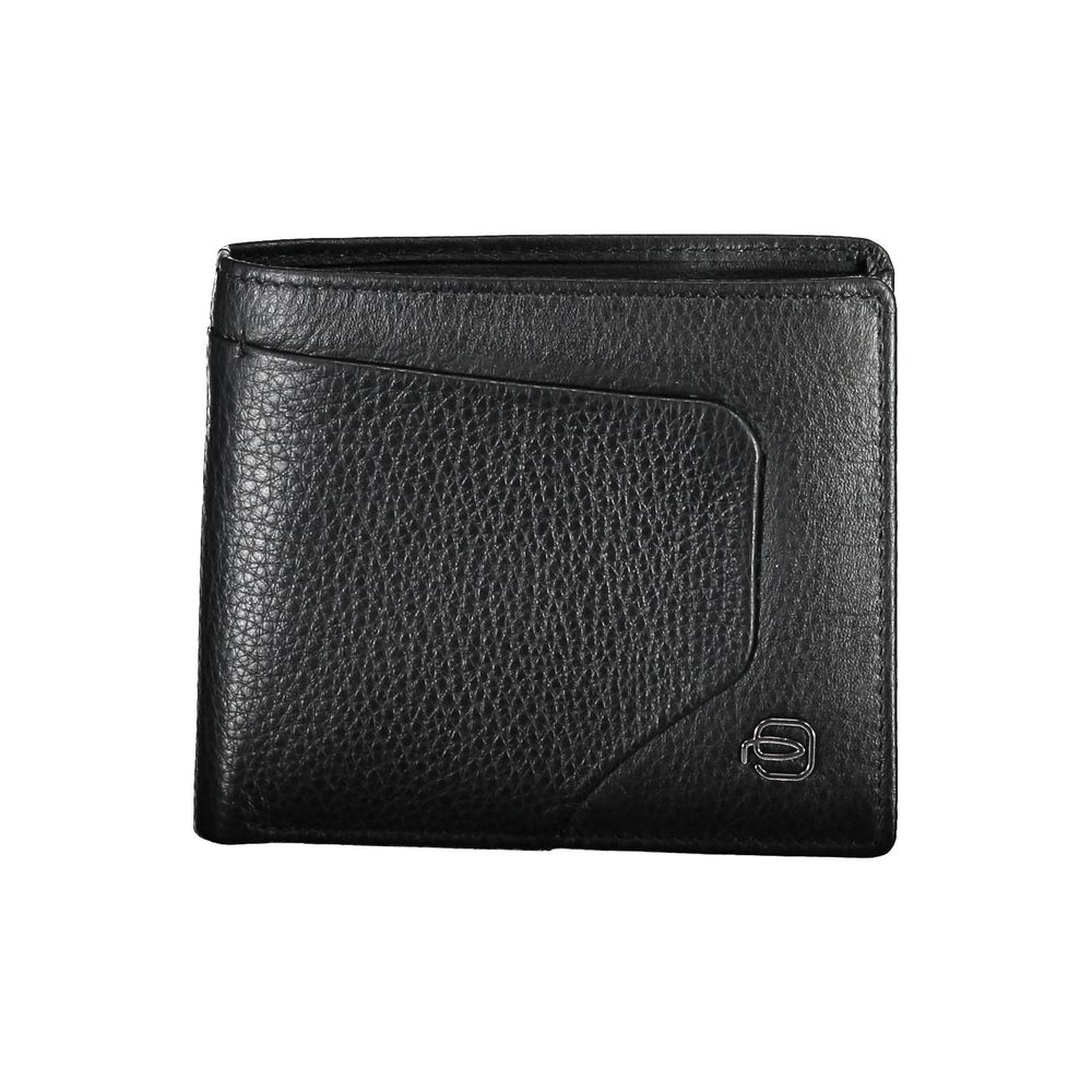 Piquadro Black Leather Wallet