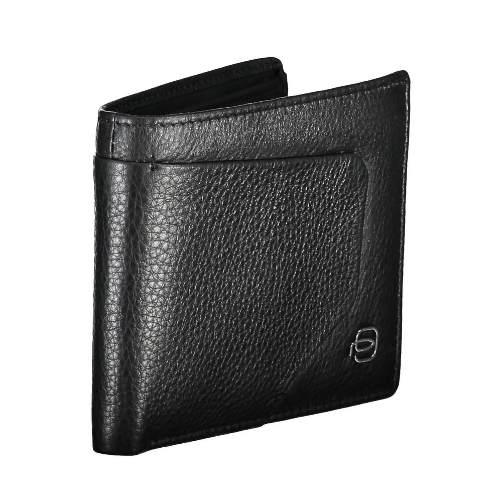 Piquadro Black Leather Wallet