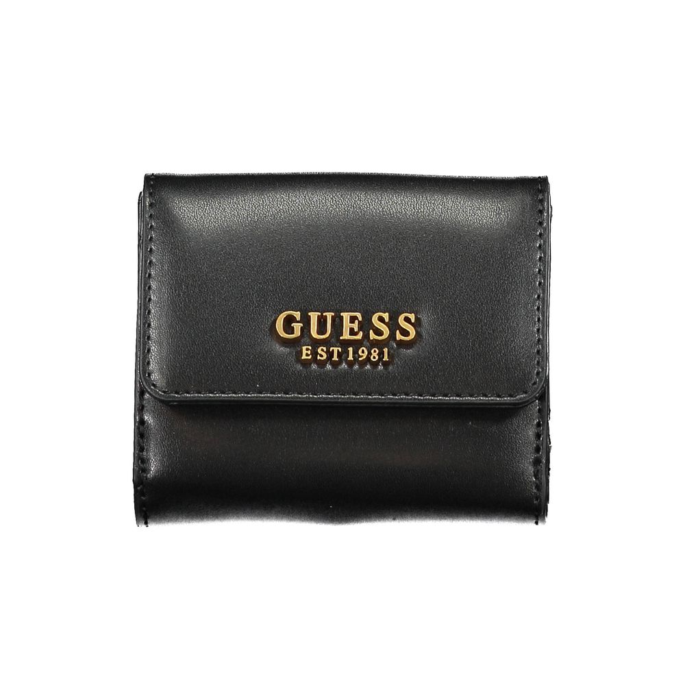 Guess Jeans Black Polyethylene Wallet