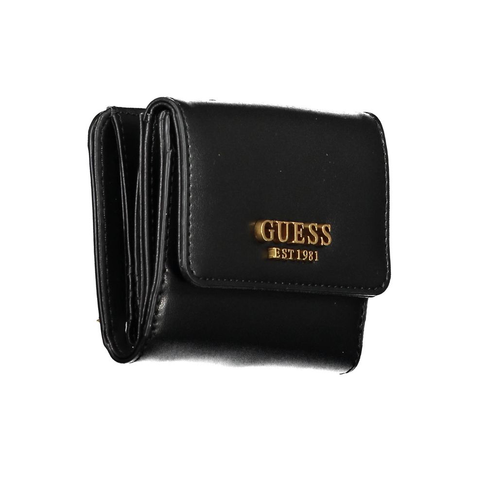 Guess Jeans Black Polyethylene Wallet