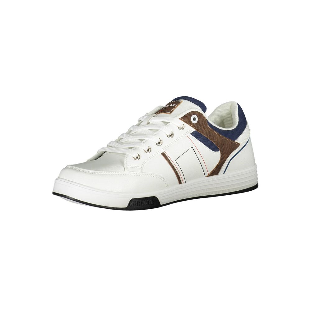 Carrera White Polyester Sneaker