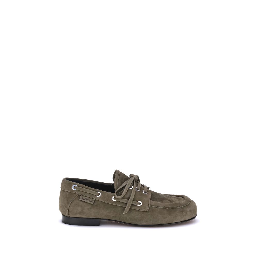 Proenza Schouler Suede Deck Loafers