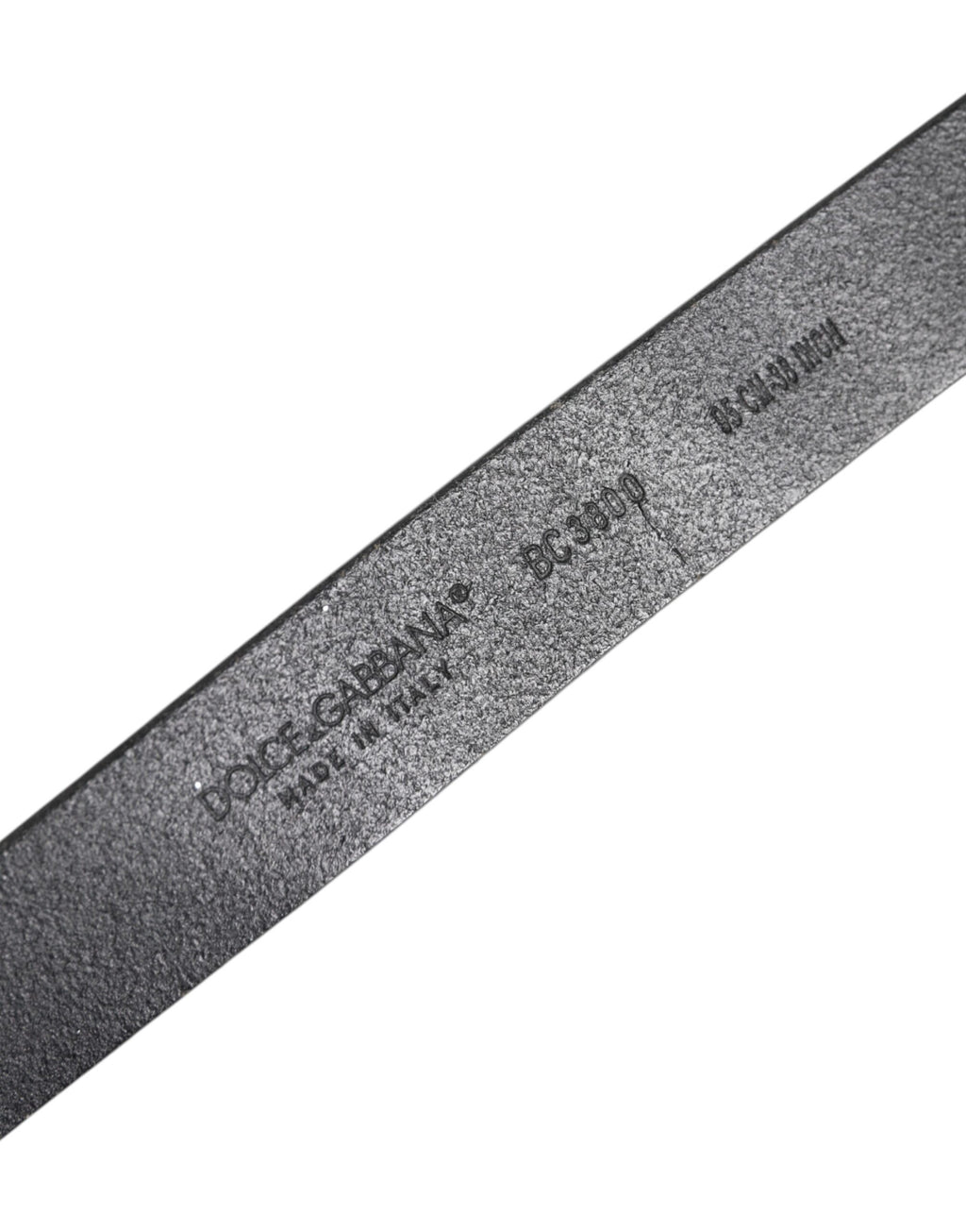 Dolce & Gabbana Black Classic Leather Gold Metal Buckle Belt