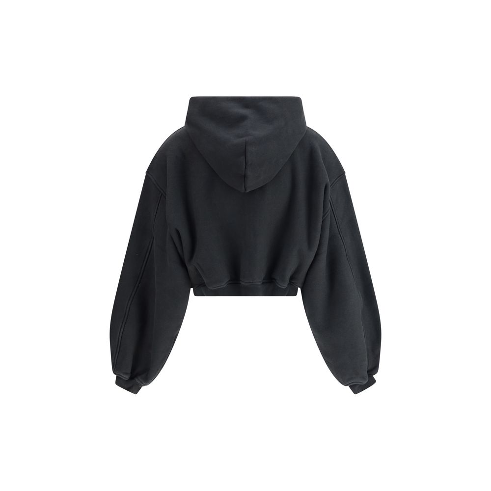 Alexander Wang Cropped zip-up Hoodie