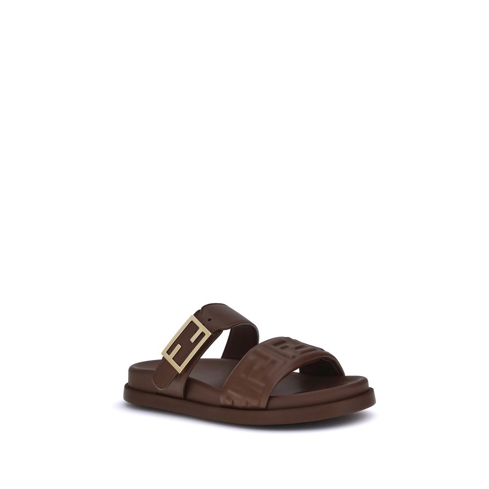 Fendi Logoed Sandals