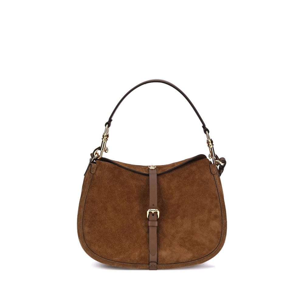 Etro Suede Pony Shoulder Bag