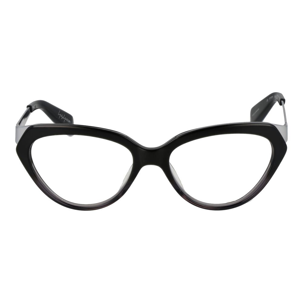 Yohji Yamamoto Black Unisex Optical Frames