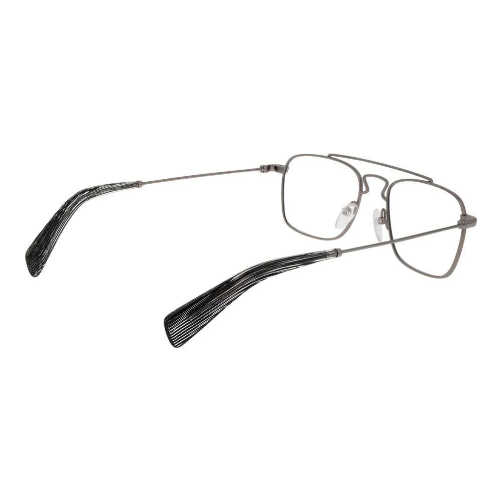 Yohji Yamamoto Silver Unisex Optical Frames