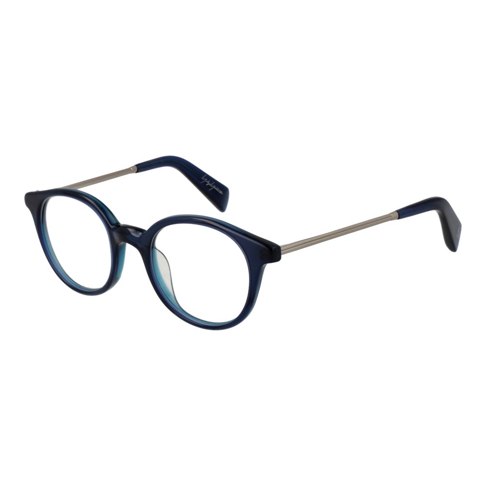 Yohji Yamamoto Blue Unisex Optical Frames