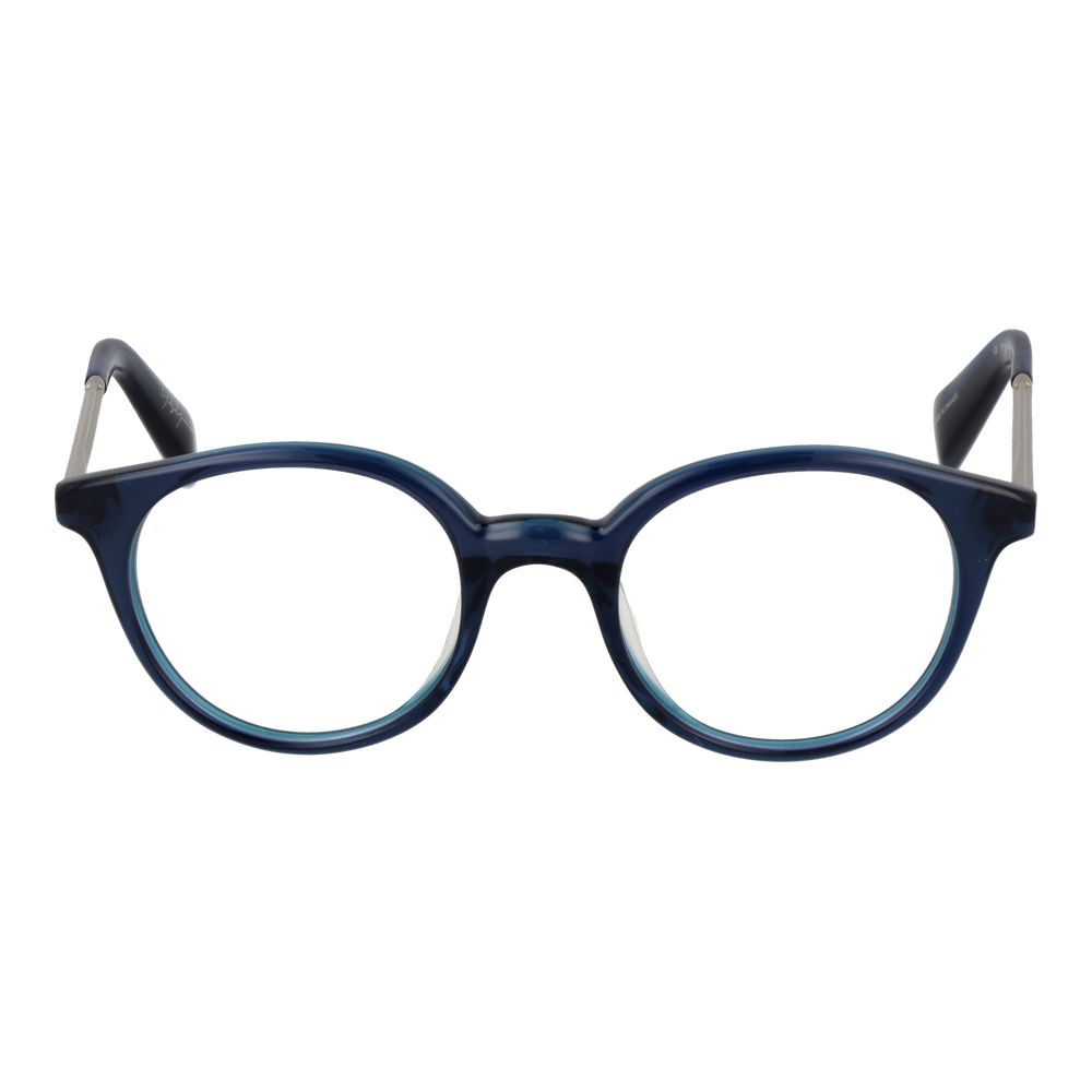Yohji Yamamoto Blue Unisex Optical Frames