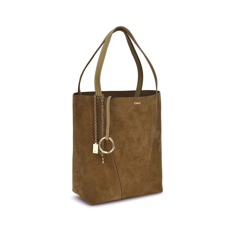 Chloé Suede Spin Tote Bag