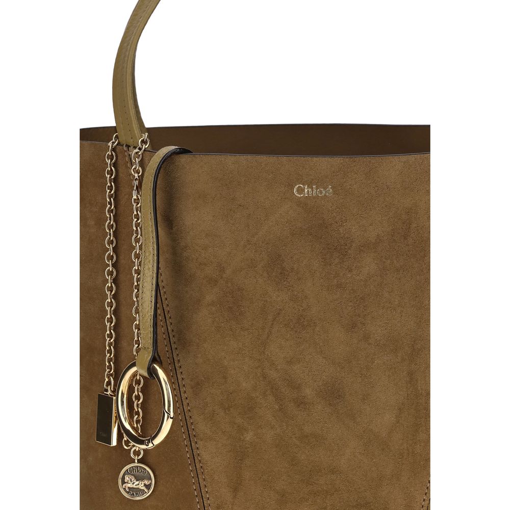 Chloé Suede Spin Tote Bag