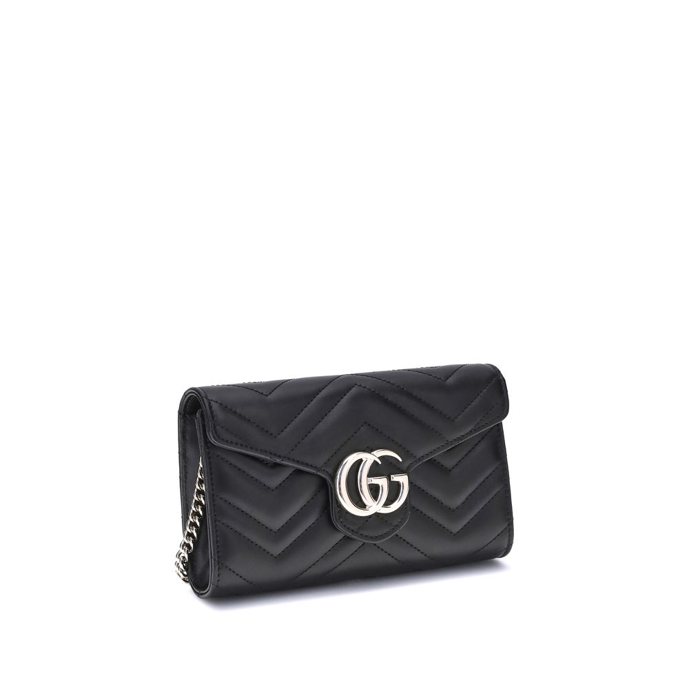 Gucci GG Marmont Wallet with Chain