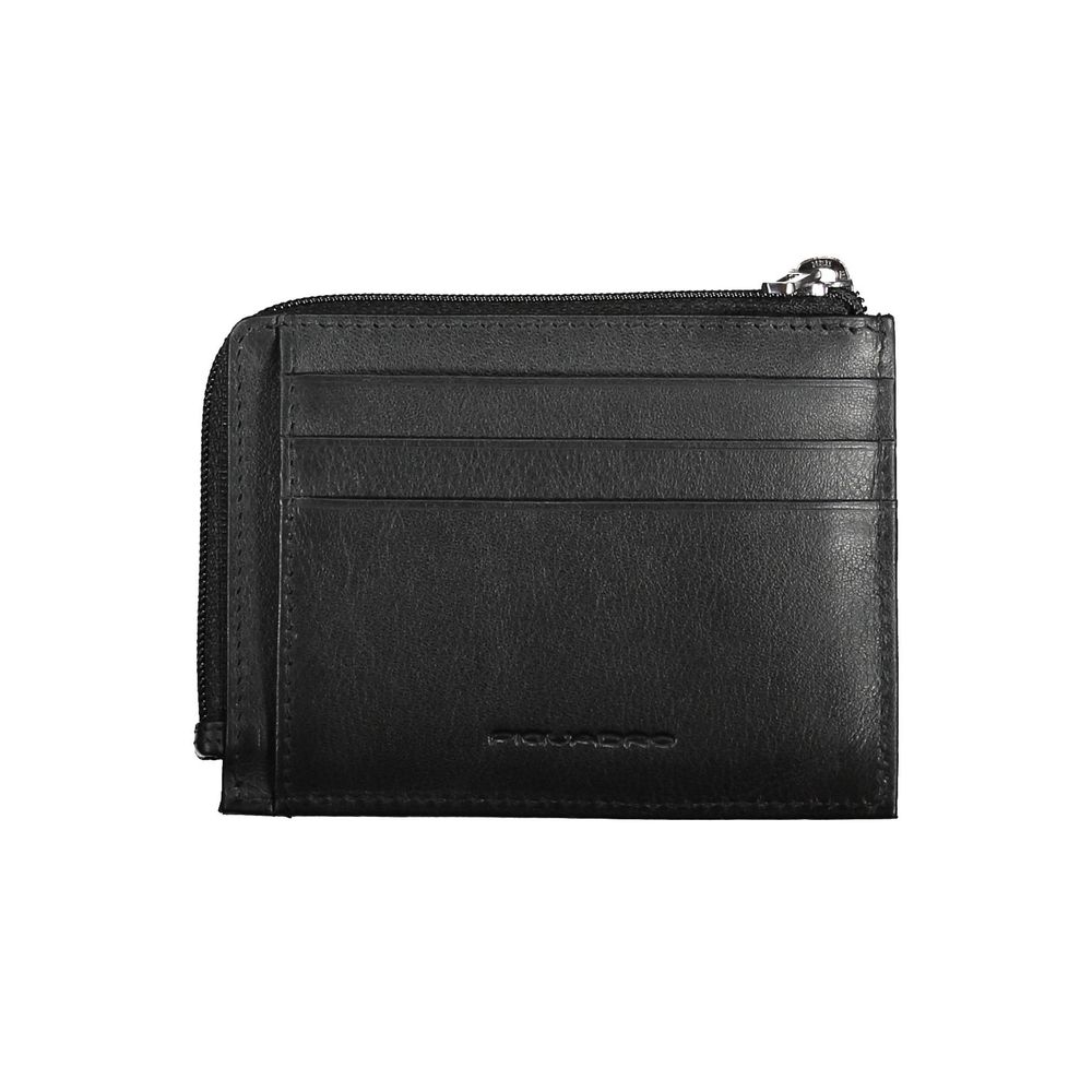Piquadro Black Leather Wallet