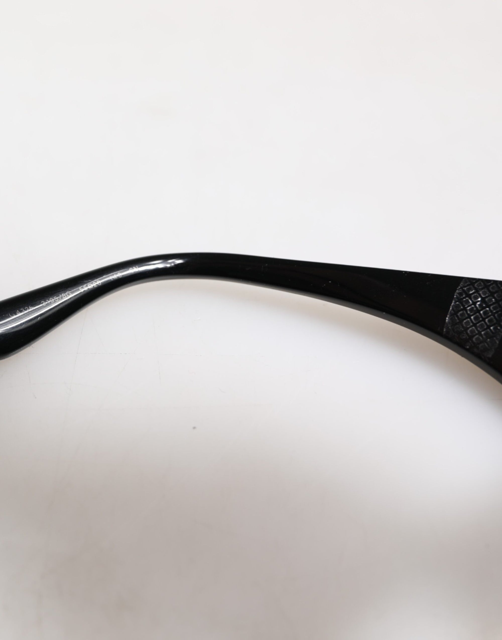 Dolce & Gabbana Black Silver Sequin Oversized Butterfly DG4326 Sunglasses