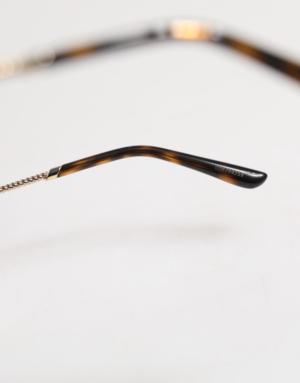 Dolce & Gabbana Gold Brown Gradient Square DG2267 Eyewear Sunglasses