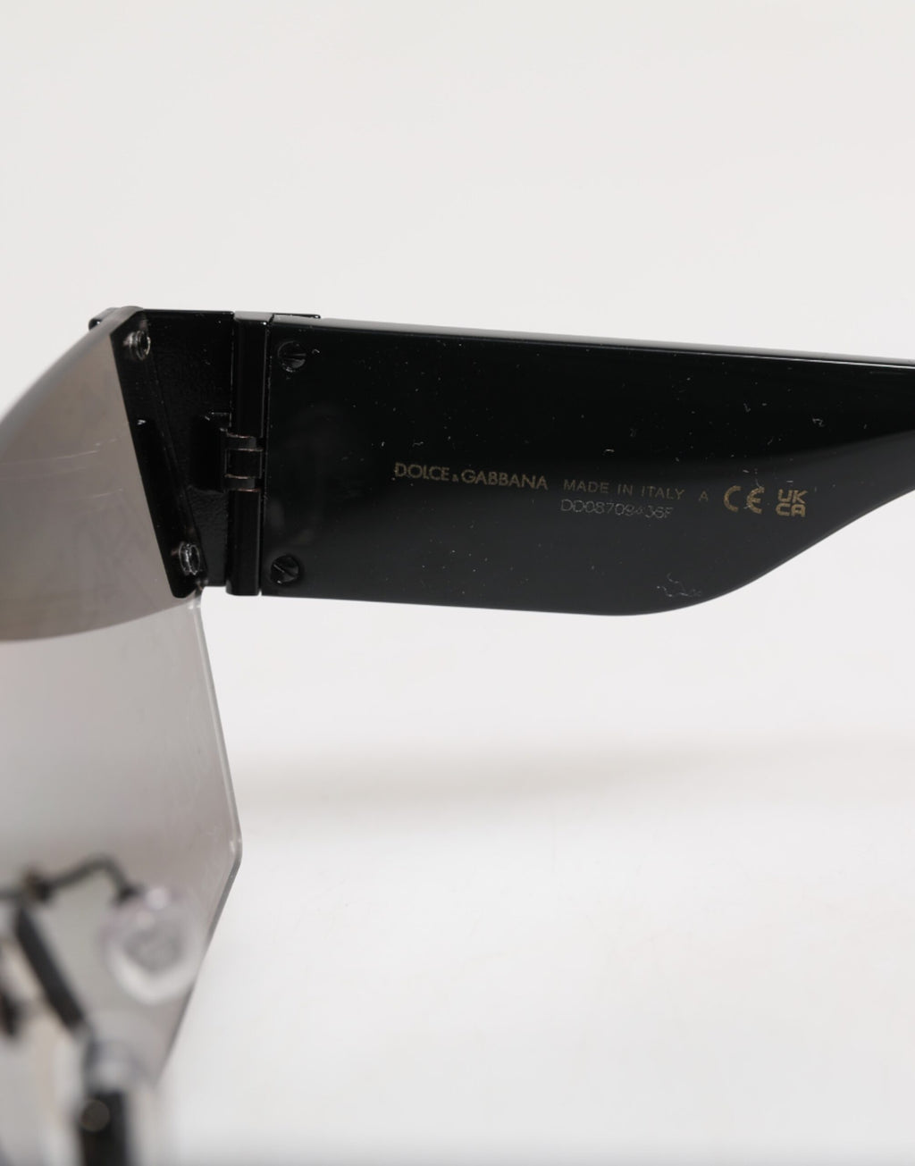 Dolce & Gabbana Black Metal Frame DNA Graffiti DG2233 Eyewear Sunglasses