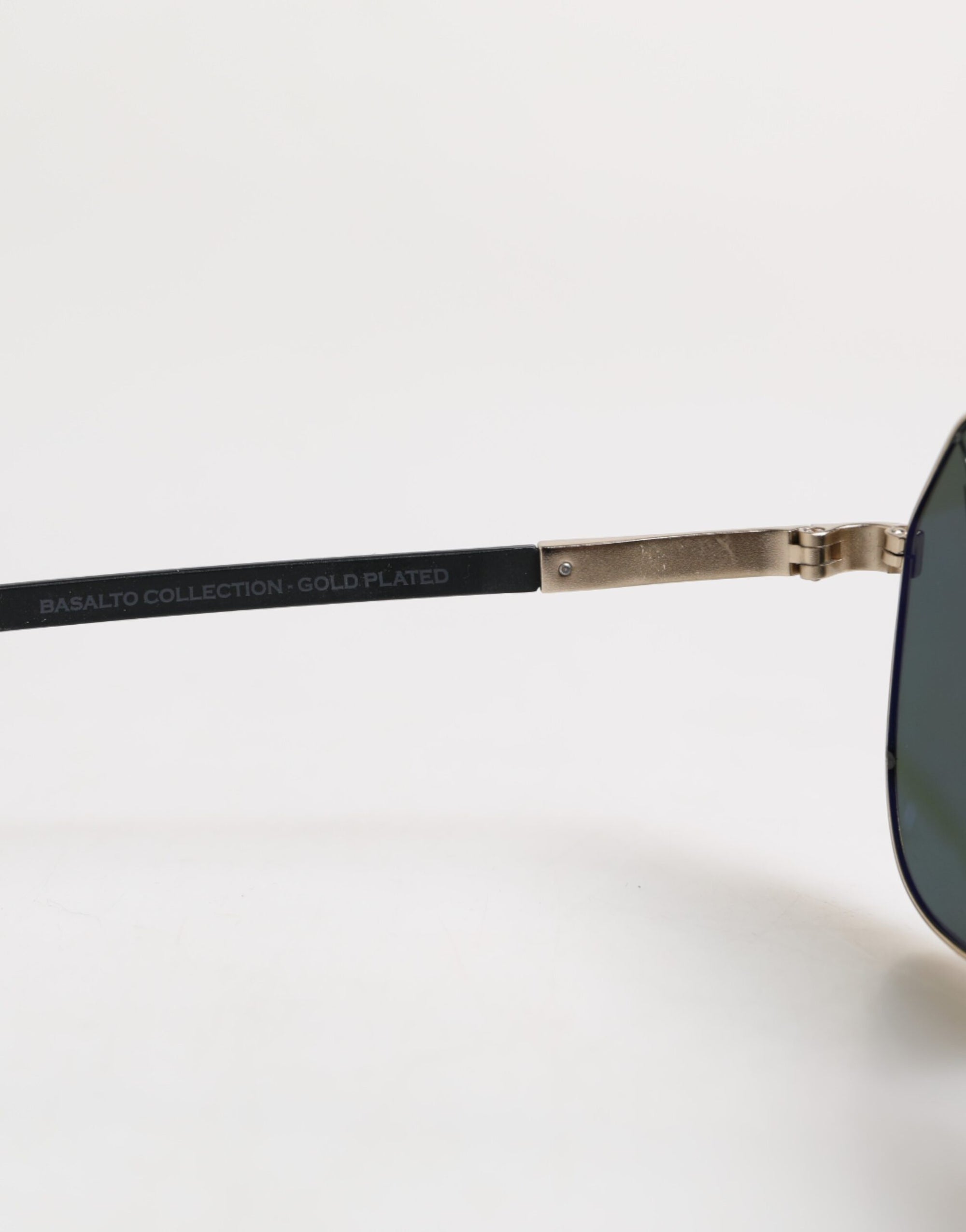 Dolce & Gabbana Black 18K Gold Plated Polarized Steel DG2133K Sunglasses