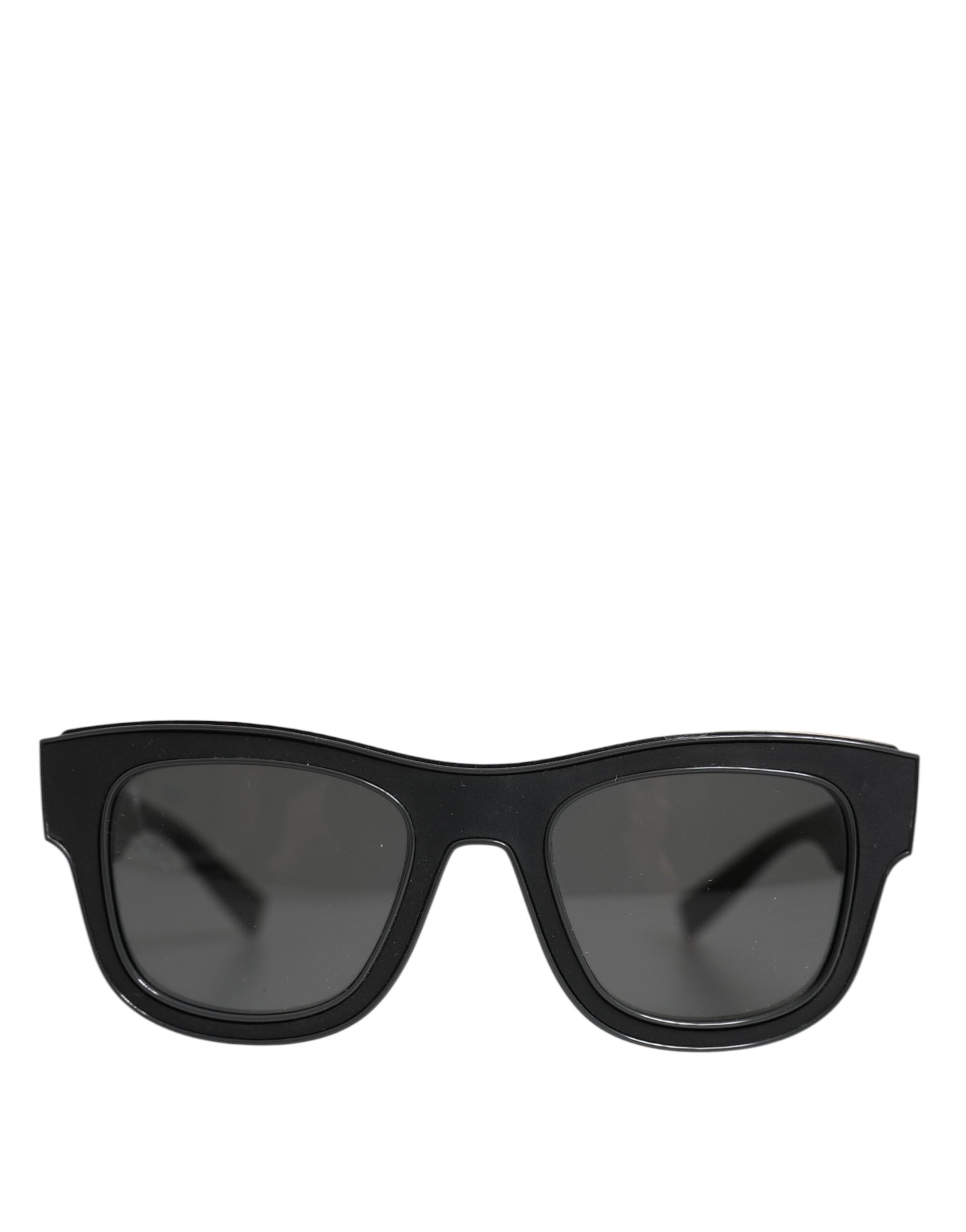 Dolce & Gabbana Black Square DG Crossed DG6140 Eyewear Shades Sunglasses