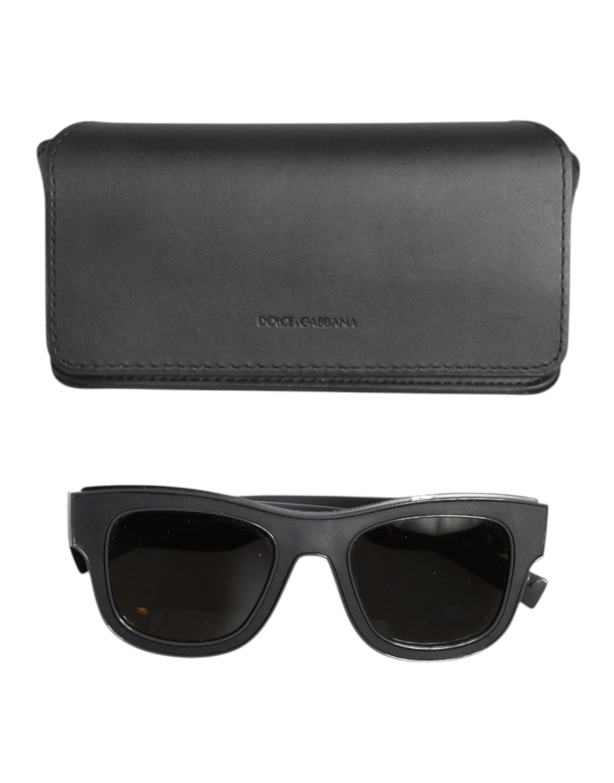Dolce & Gabbana Black Square DG Crossed DG6140 Eyewear Shades Sunglasses
