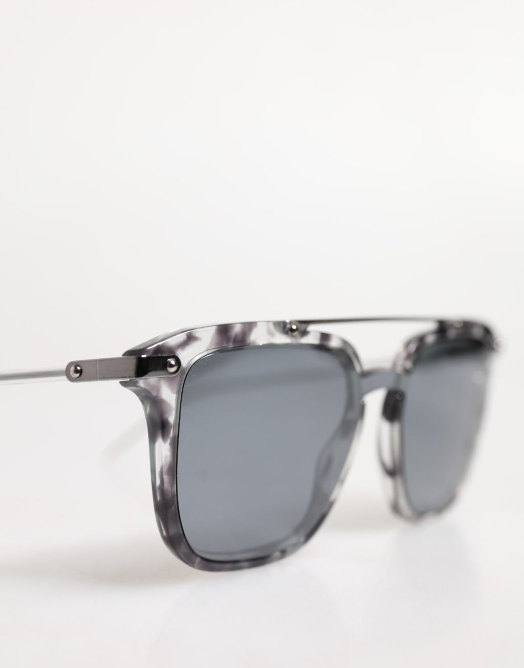 Dolce & Gabbana Gray Havana Acetate Square DG4327 Eyewear Sunglasses