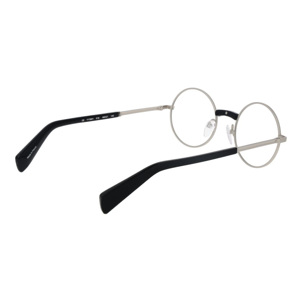 Yohji Yamamoto Silver Men Optical Frames